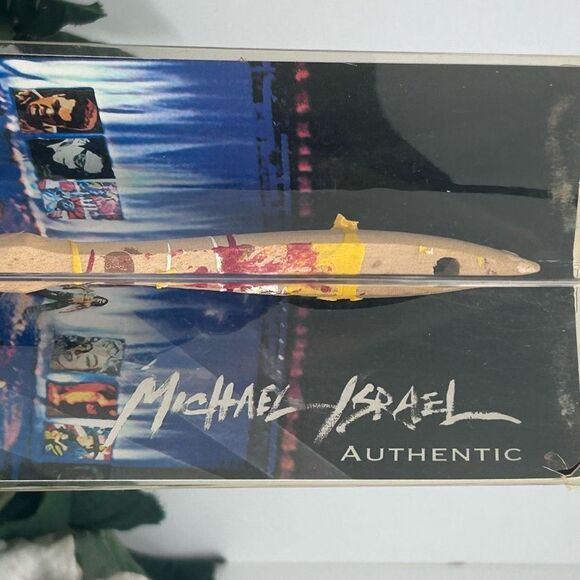 NEW Michael Israel Collectible Paintbrush Multicolor Authentic In Clear Box NWOT - Picture 3 of 13